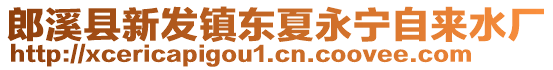 郎溪縣新發(fā)鎮(zhèn)東夏永寧自來水廠