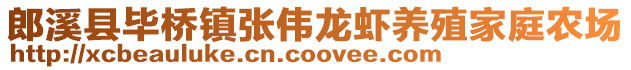 郎溪縣畢橋鎮張偉龍蝦養殖家庭農場
