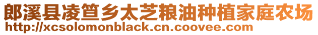 郎溪縣凌笪鄉(xiāng)太芝糧油種植家庭農(nóng)場