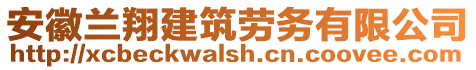 安徽蘭翔建筑勞務(wù)有限公司