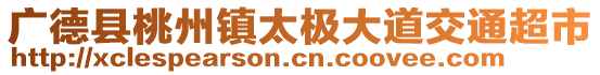 广德县桃州镇太极大道交通超市