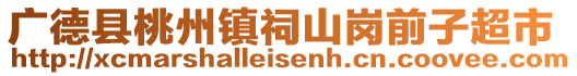 廣德縣桃州鎮(zhèn)祠山崗前子超市