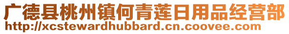 廣德縣桃州鎮(zhèn)何青蓮日用品經(jīng)營部