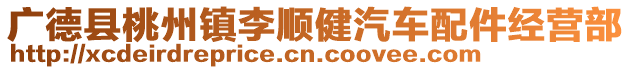 廣德縣桃州鎮(zhèn)李順健汽車配件經(jīng)營部