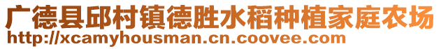 廣德縣邱村鎮(zhèn)德勝水稻種植家庭農(nóng)場(chǎng)