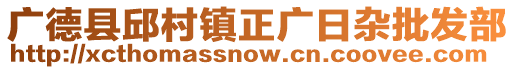 廣德縣邱村鎮(zhèn)正廣日雜批發(fā)部