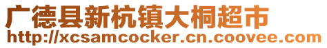 廣德縣新杭鎮(zhèn)大桐超市