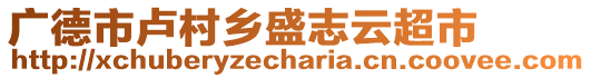 廣德市盧村鄉(xiāng)盛志云超市