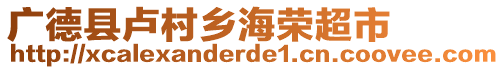 廣德縣盧村鄉(xiāng)海榮超市