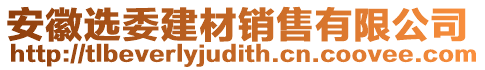 安徽選委建材銷售有限公司