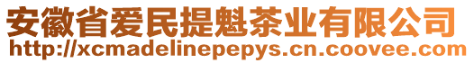 安徽省愛民提魁茶業(yè)有限公司