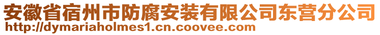 安徽省宿州市防腐安裝有限公司東營(yíng)分公司