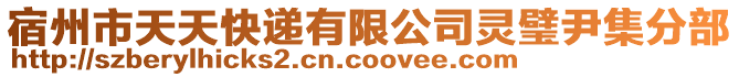 宿州市天天快递有限公司灵璧尹集分部