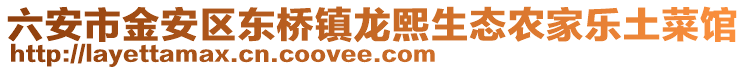 六安市金安区东桥镇龙熙生态农家乐土菜馆