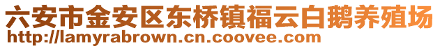 六安市金安區東橋鎮福云白鵝養殖場