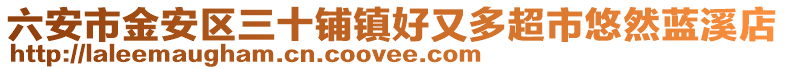 六安市金安區三十鋪鎮好又多超市悠然藍溪店