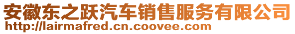 安徽東之躍汽車銷售服務有限公司