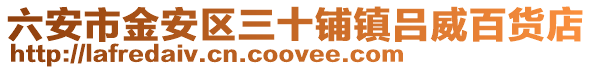 六安市金安區(qū)三十鋪鎮(zhèn)呂威百貨店