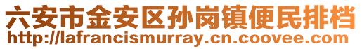 六安市金安區孫崗鎮便民排檔