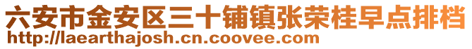 六安市金安區三十鋪鎮張榮桂早點排檔