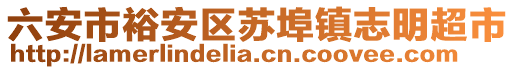 六安市裕安區(qū)蘇埠鎮(zhèn)志明超市