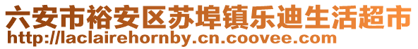 六安市裕安區(qū)蘇埠鎮(zhèn)樂迪生活超市