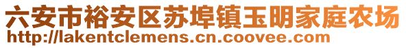 六安市裕安區(qū)蘇埠鎮(zhèn)玉明家庭農(nóng)場