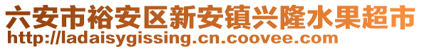 六安市裕安區(qū)新安鎮(zhèn)興隆水果超市