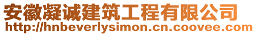 安徽凝誠建筑工程有限公司