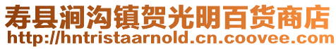 壽縣澗溝鎮賀光明百貨商店