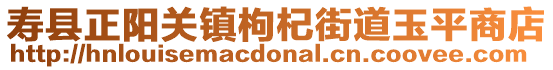 壽縣正陽關(guān)鎮(zhèn)枸杞街道玉平商店