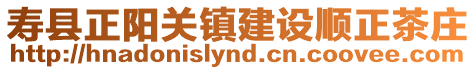 壽縣正陽關鎮(zhèn)建設順正茶莊