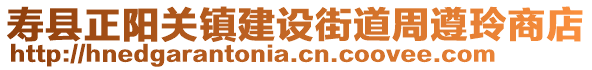 壽縣正陽關鎮建設街道周遵玲商店
