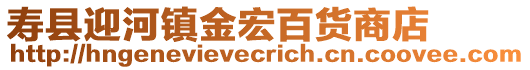 壽縣迎河鎮金宏百貨商店