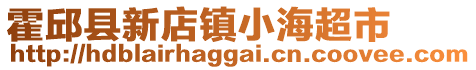 霍邱縣新店鎮(zhèn)小海超市