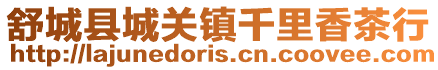 舒城縣城關(guān)鎮(zhèn)千里香茶行