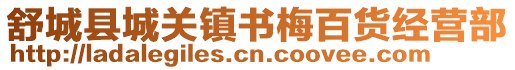 舒城县城关镇书梅百货经营部