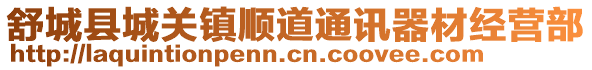 舒城縣城關(guān)鎮(zhèn)順道通訊器材經(jīng)營部