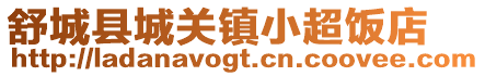 舒城縣城關鎮小超飯店