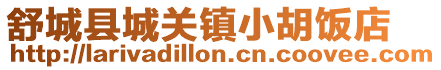 舒城縣城關鎮小胡飯店