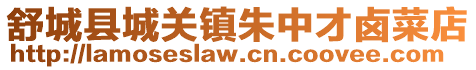舒城縣城關鎮朱中才鹵菜店