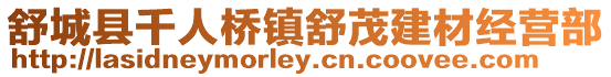 舒城縣千人橋鎮舒茂建材經營部