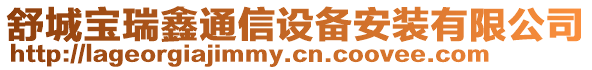 舒城寶瑞鑫通信設備安裝有限公司