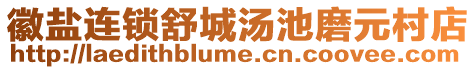 徽鹽連鎖舒城湯池磨元村店