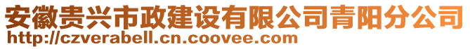 安徽貴興市政建設(shè)有限公司青陽分公司