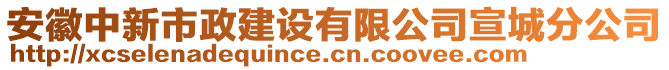 安徽中新市政建設(shè)有限公司宣城分公司