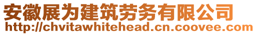 安徽展為建筑勞務(wù)有限公司