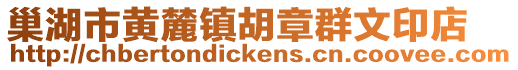 巢湖市黃麓鎮胡章群文印店