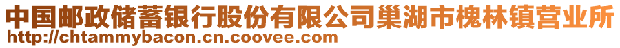 中國郵政儲蓄銀行股份有限公司巢湖市槐林鎮(zhèn)營業(yè)所