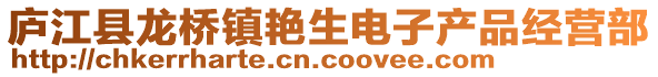 廬江縣龍橋鎮艷生電子產品經營部